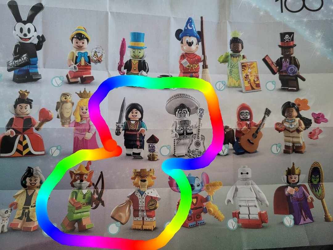 LEGO, minifigures (minifigurka) 71038, Disney 100, OSWALD