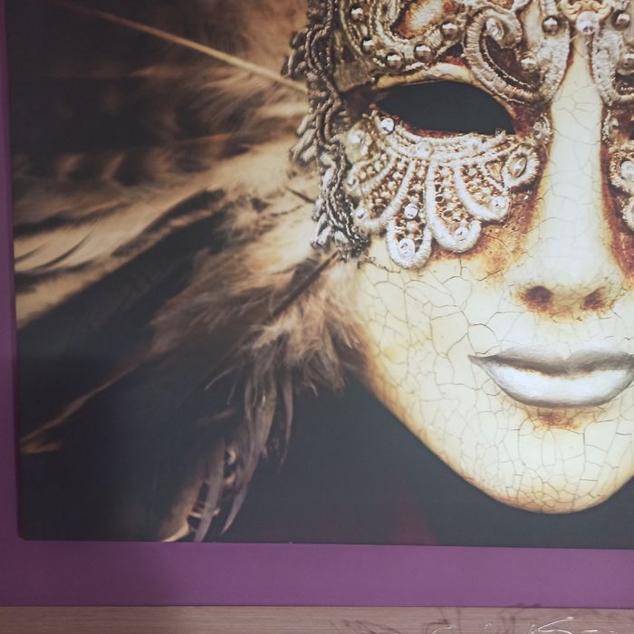 Obraz Maska wenecka drukowany na płótnie 60x90