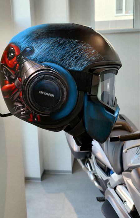 Розпис шоломів аерографія