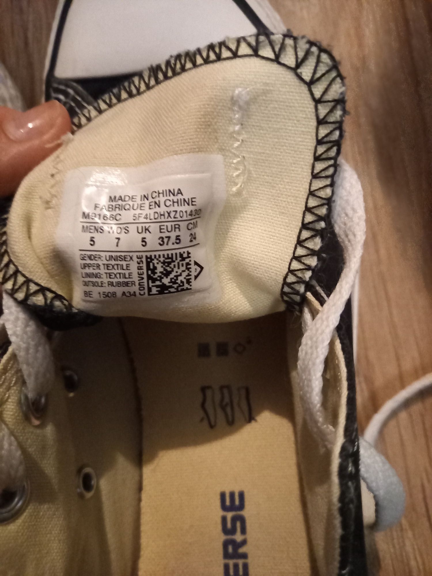 Converse czarne 37.5