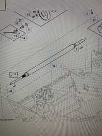 Вал контпривода Джон дир WTS,W,T. AXE84517, AH156738