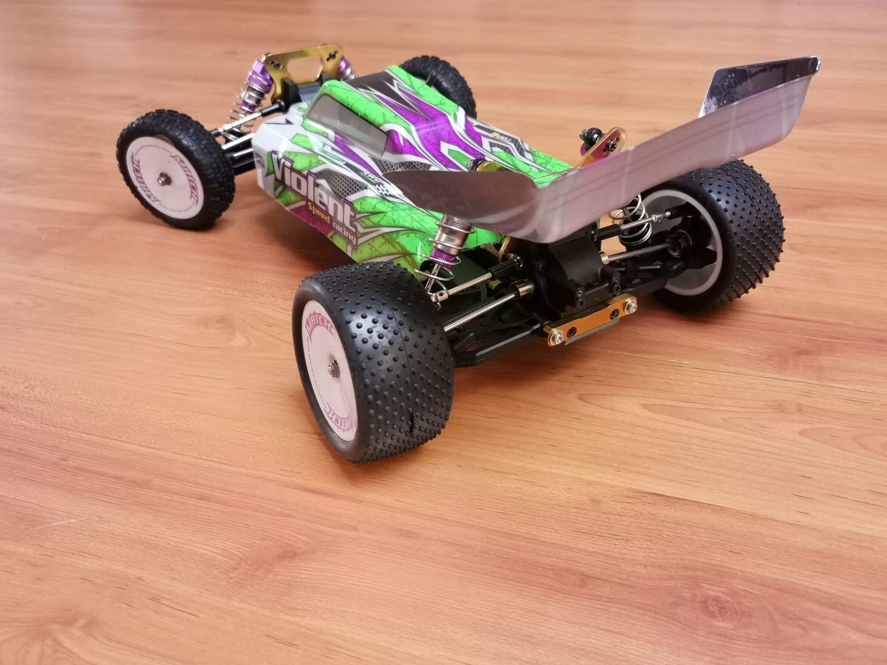 Carro RC Buggy XKS Wltoys 104002 Brushless Li-po 4WD