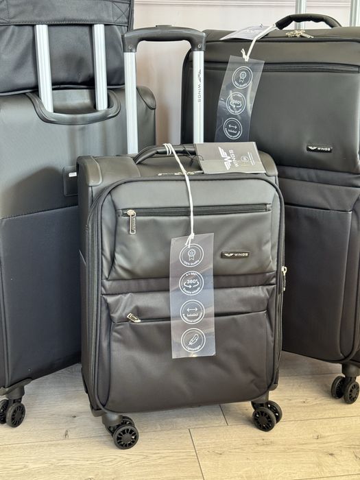 Чемодан чемоданы валіза  Wings LN01 нейлон преміум якість!!!