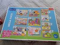 Puzzle mega pack peppa pig i psi patrol