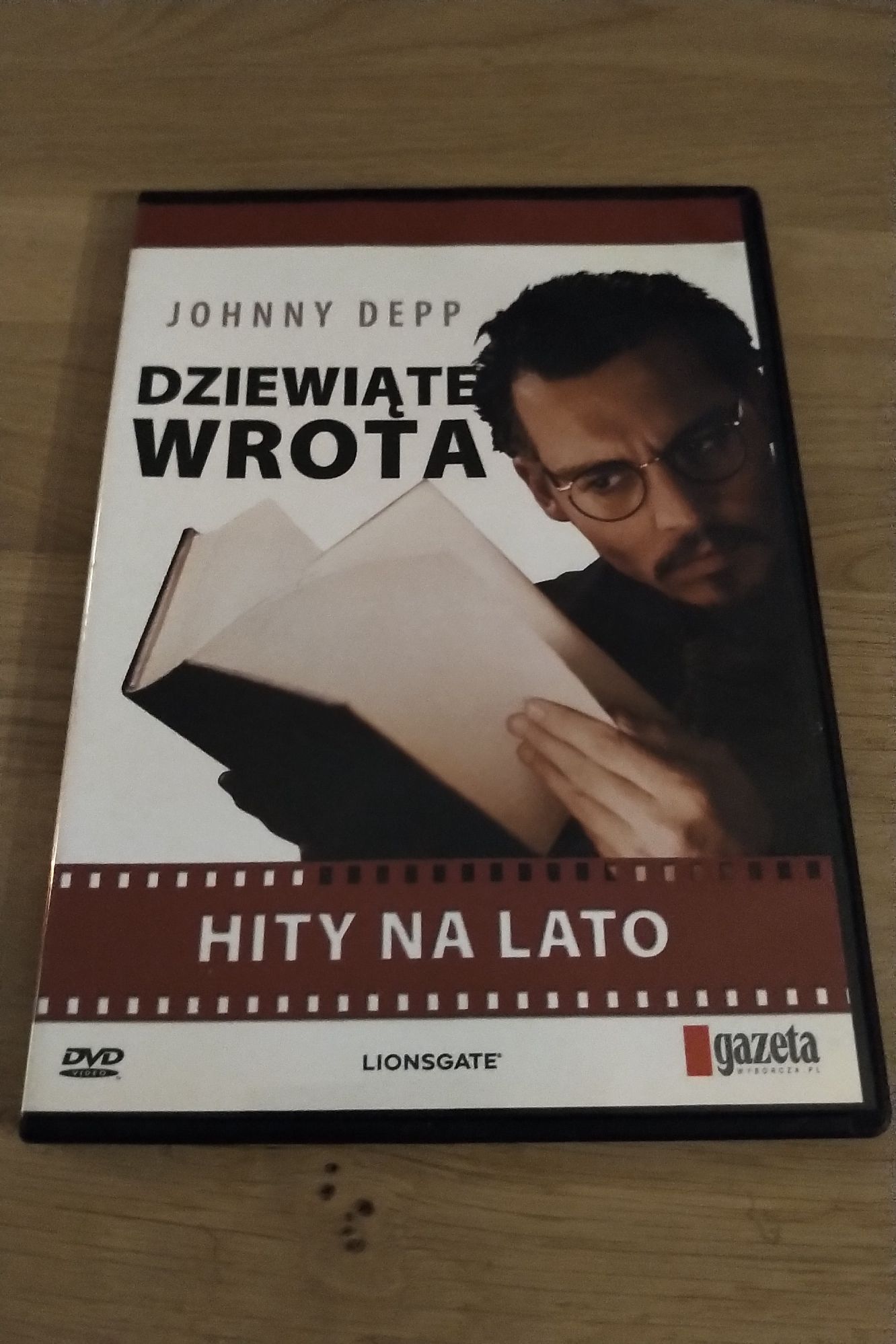 Dziewiąte wrota Johnny Depp Roman Polanski plyta dvd film