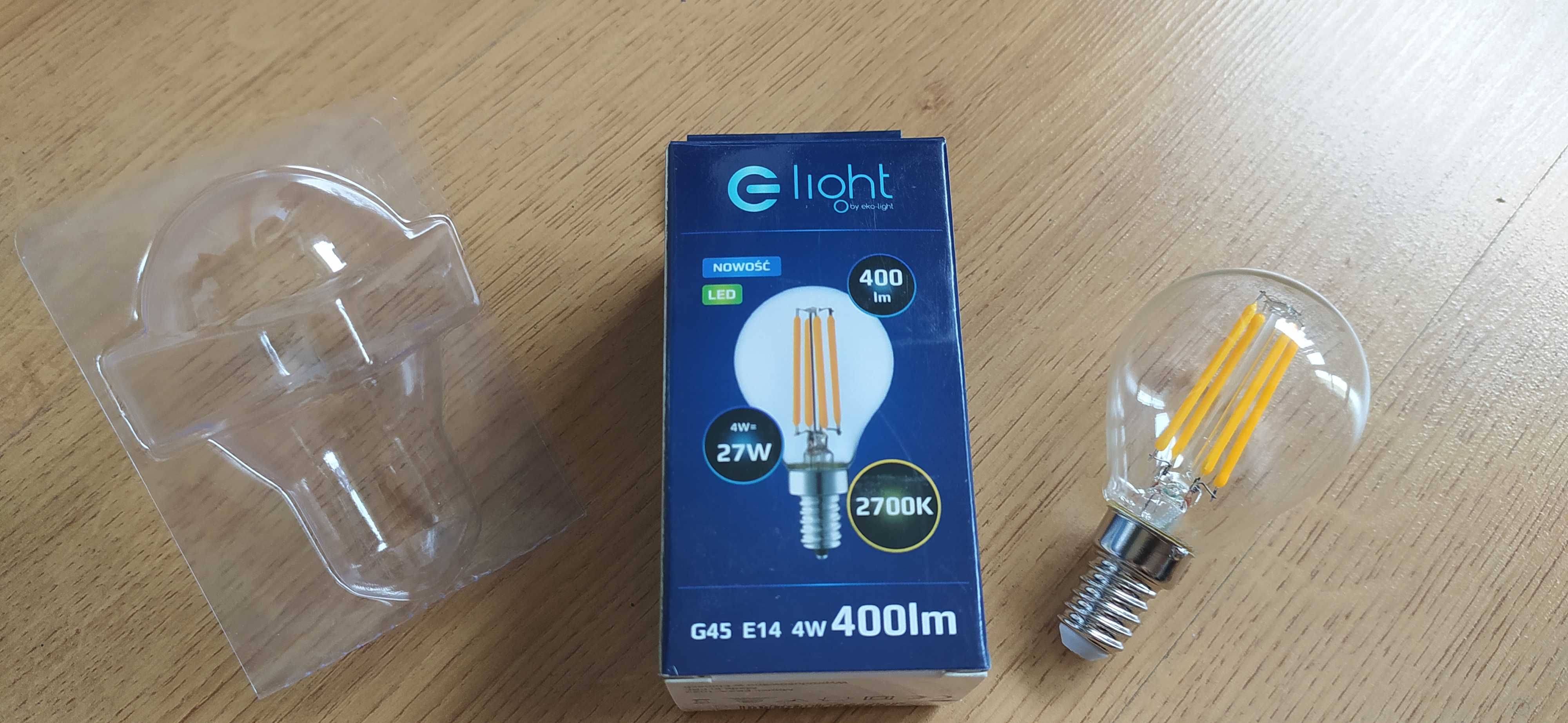 Żarówka Led P45 e14 filament