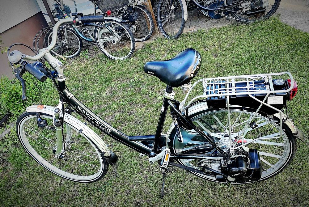 Rower z silnikiem spalinowy SAXONETTE LUXUS sachs301 - amortyzatory!