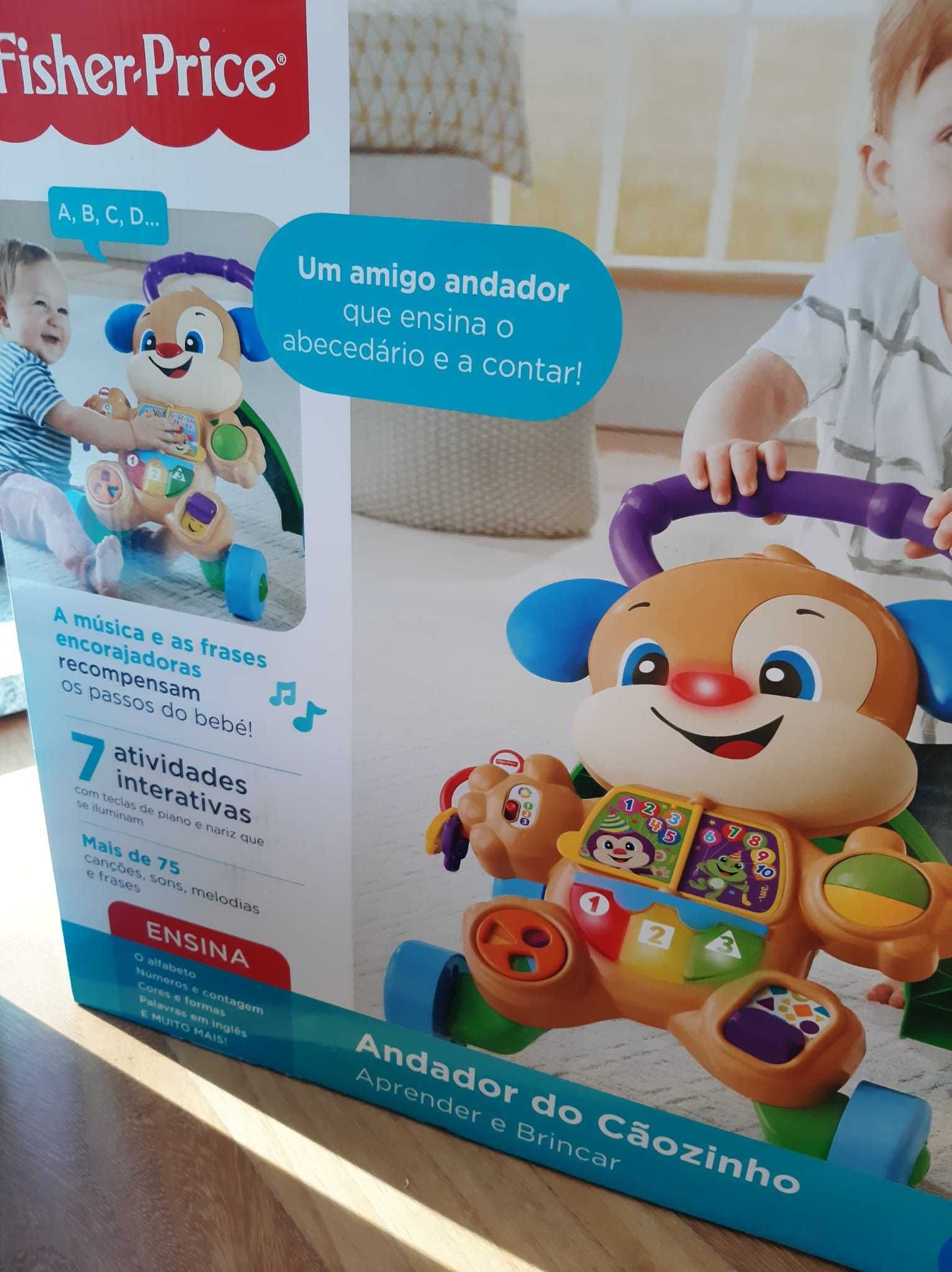 Andador Fisher Proce & Bola de atividades Vtech Baby Novos