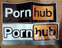 Porn hub, стикер, наклейка, на авто наклейка, дверная наклейка 1шт