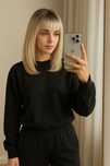 Peruka Ombre Blond z Grzywką – Naturalny Efekt, Hit Sezonu! Okazja