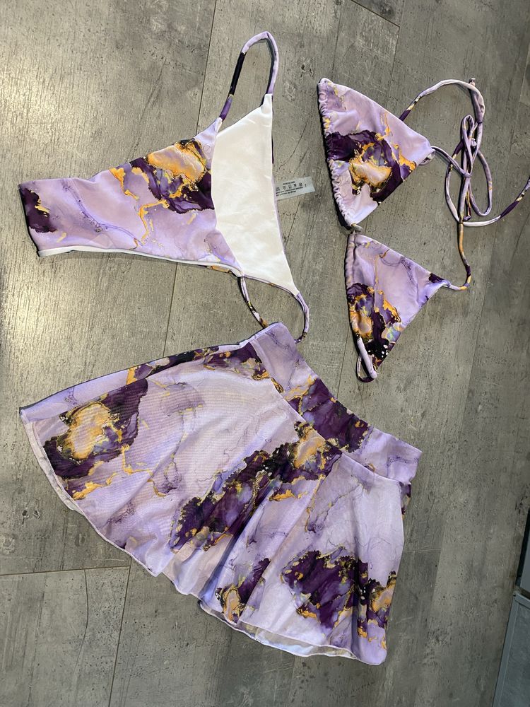 Nowe bikini L 40 Shein strój kąpielowy trzyczęściowy