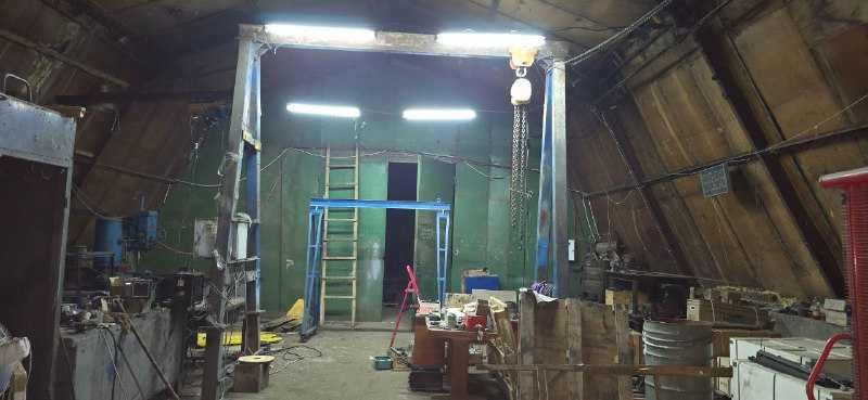 Кран козловий стаціонарний 3 тонни з ланцюговим тельфером 2 тонни