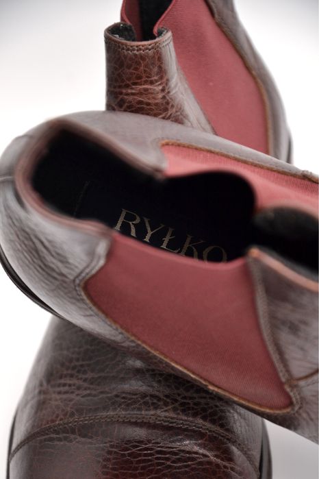 RYLKO Нові чоловічі шкіряні черевики, челсі. Оригінал (42-44)