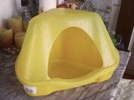 Banheira para chinchilas com acessórios