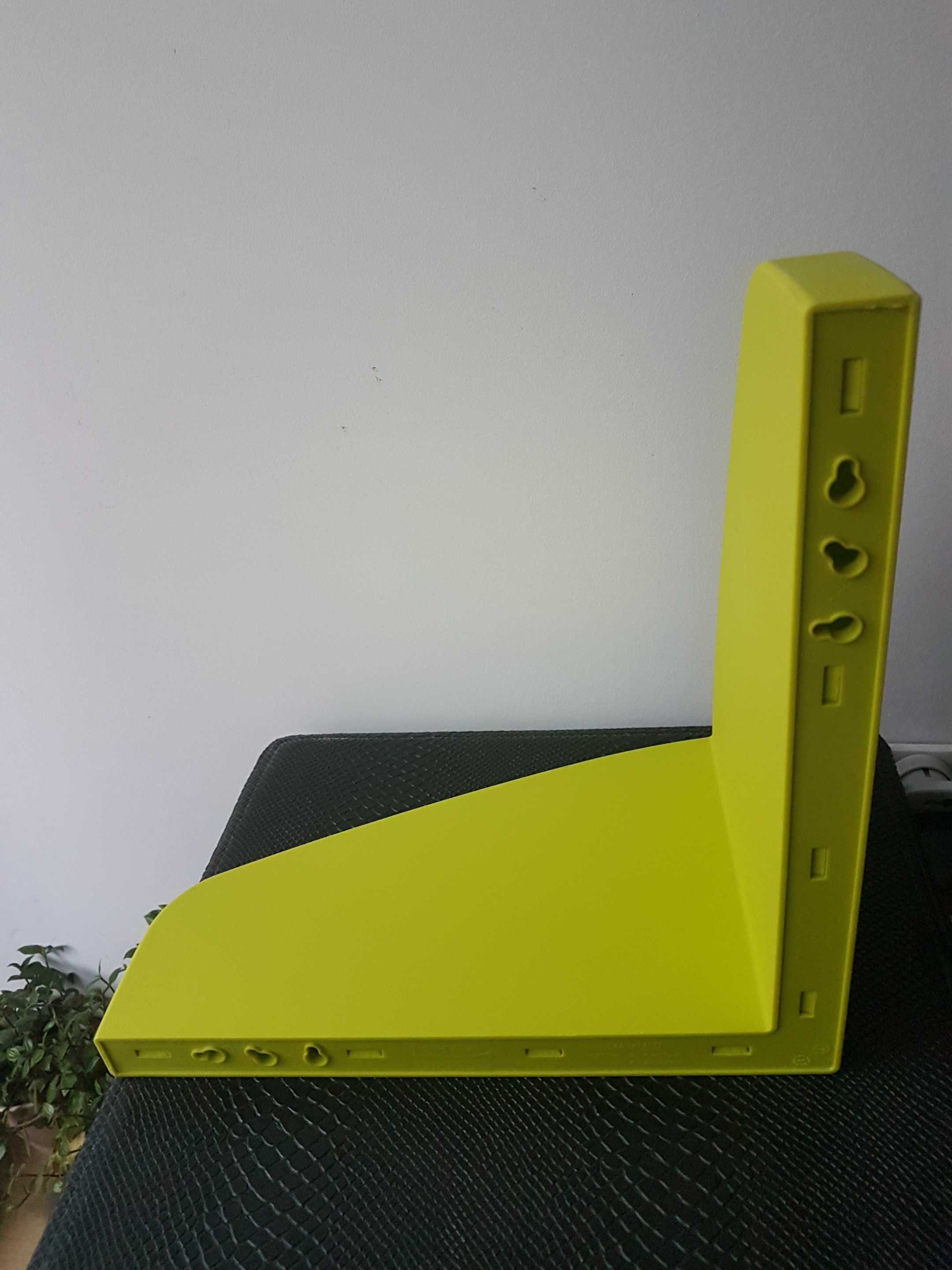 Plastikowa pólka ścienna Ikea MAMMUT niebieska zielona x 2szt.