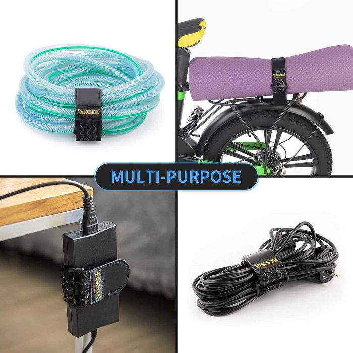 Paski elastyczne z zapięciem na rzepy TRILANCER 30 cm PASY zaciskowe