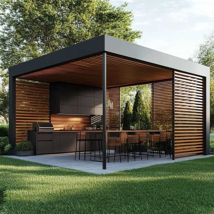 Бесідки альтанки тераси хозблоки автонавіси