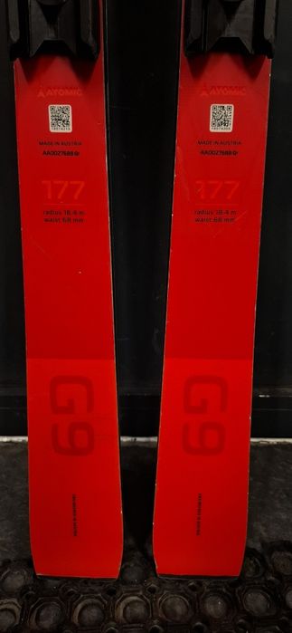 Narty zjazdowe gigantowe Atomic Redster G9 ultra titanium 177cm