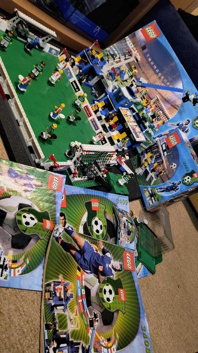 LEGO Football Piłkarzyki Stadion 3409 trybuny dodatki 3401, 3403, 3408