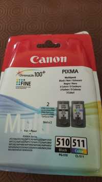 Tinteiros Canon Pixma PG-510 e CL-511