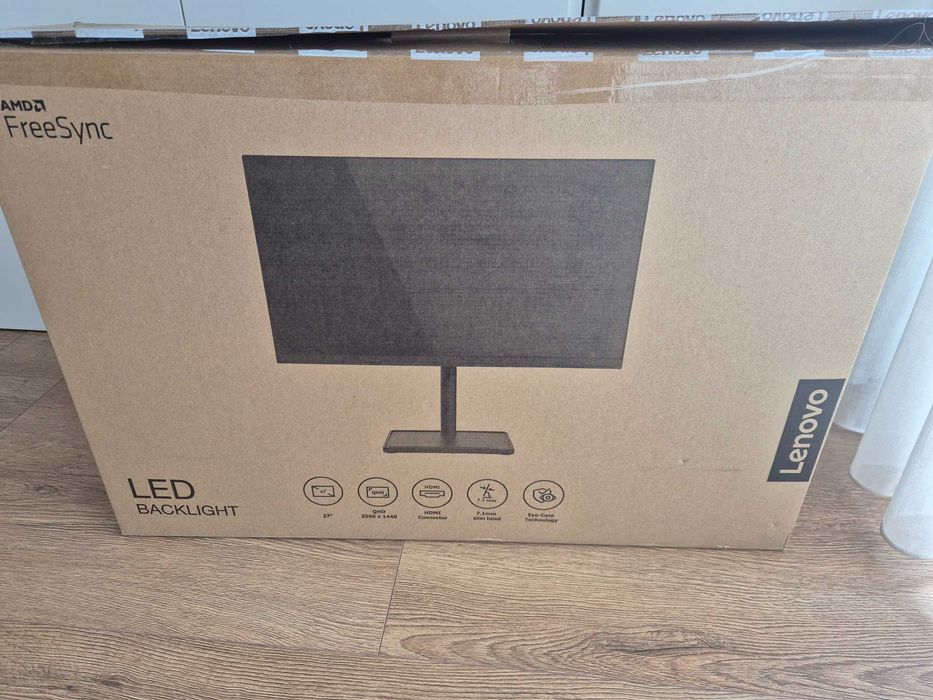 Lenovo L27q-38 27'' 75Hz QHD (como novo)