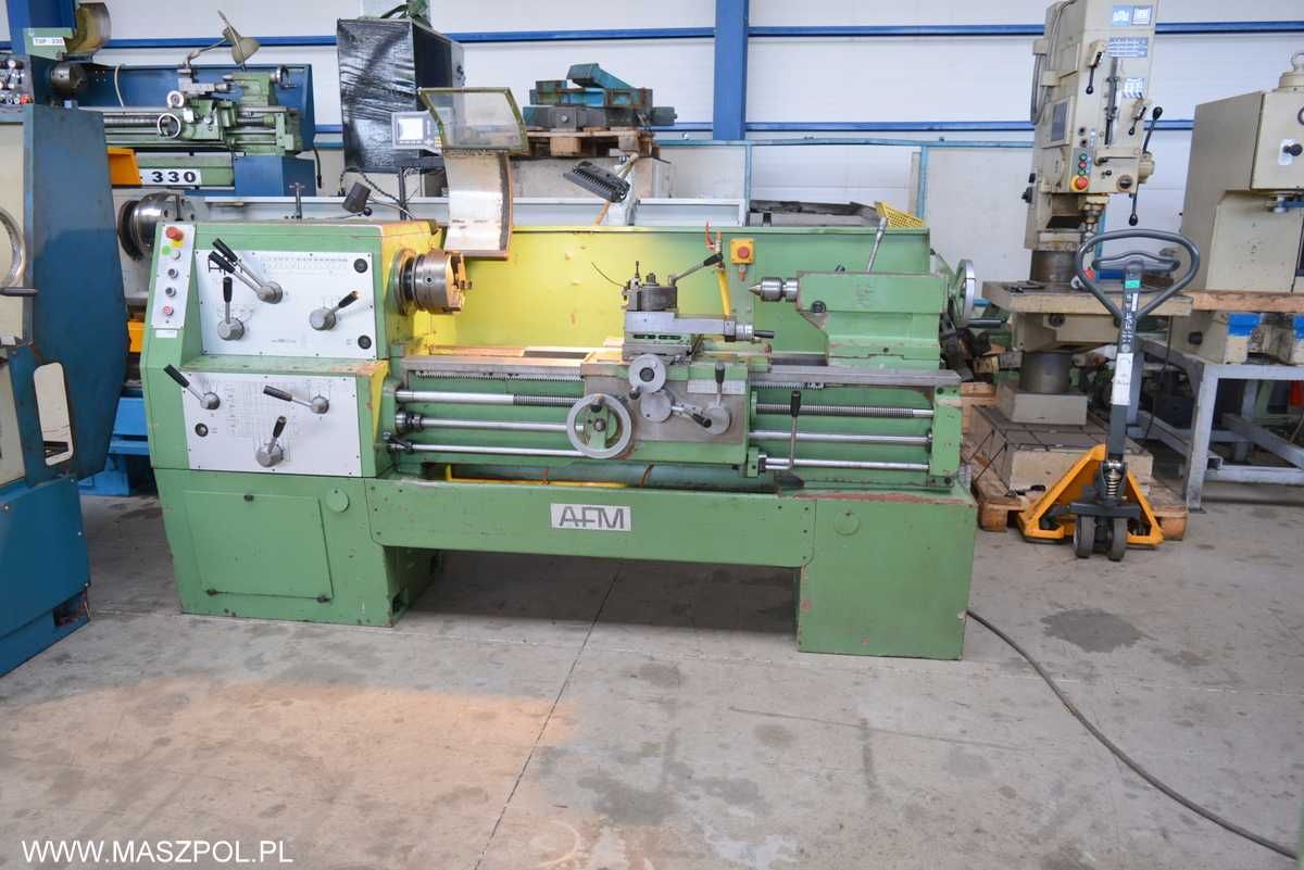 Tokarka TUG 40 x 1000 - AFM - stan techniczny BARDZO DOBRY - FILM