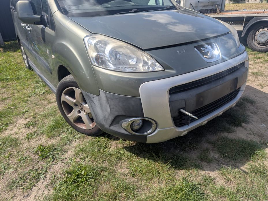 Maska zderzak przód komplet błotnik prawy lewy partner peugeot