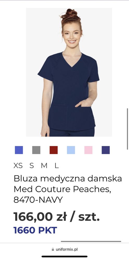 Bluza medyczna med couture