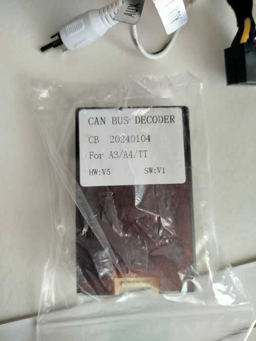 moldura e chicotes ligação com canbus para Audi TT, A3 e A4 .