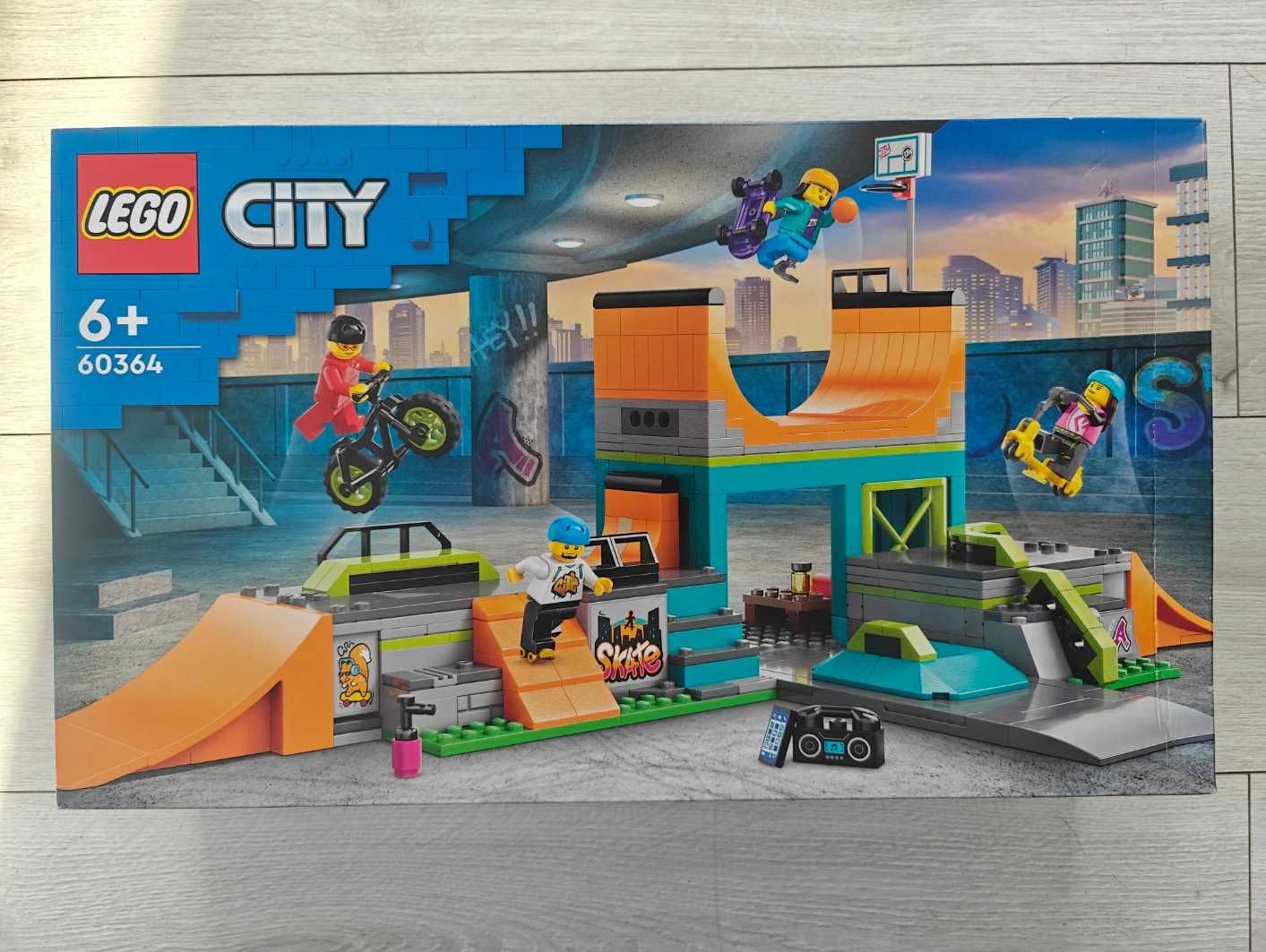 Fabrycznie NOWY zestaw LEGO City 60364 Skatepark uliczny, SZYBKO!