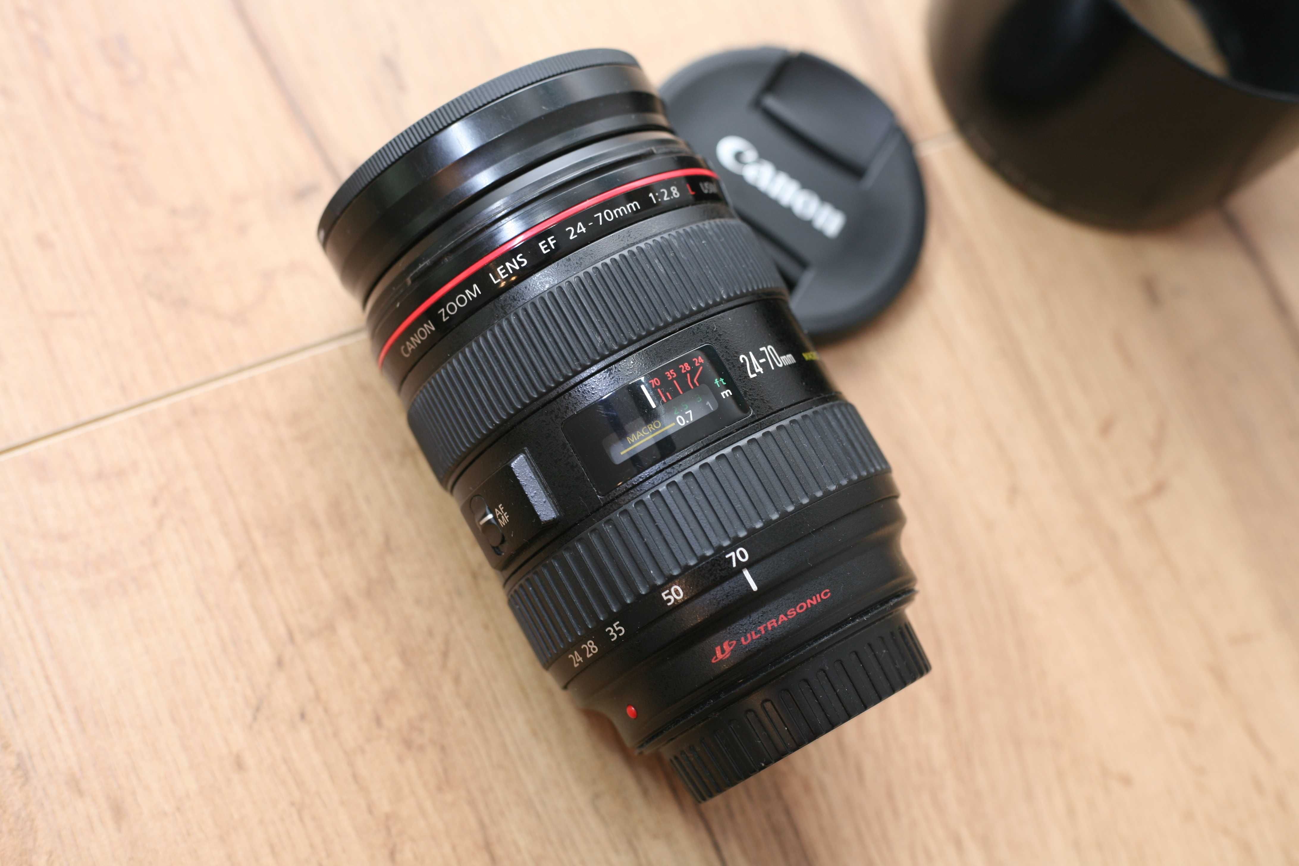Canon EF 24-70 f/2.8 L USM – stan bdb, w pełni sprawny TANIO