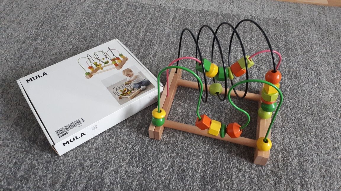 IKEA Mula - Przekładanka - zabawka edukacyjna dla dzieci