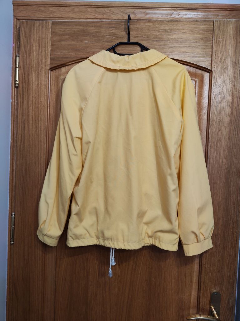 Żółta kurtka przejściowa vintage l xl wiosna jesień