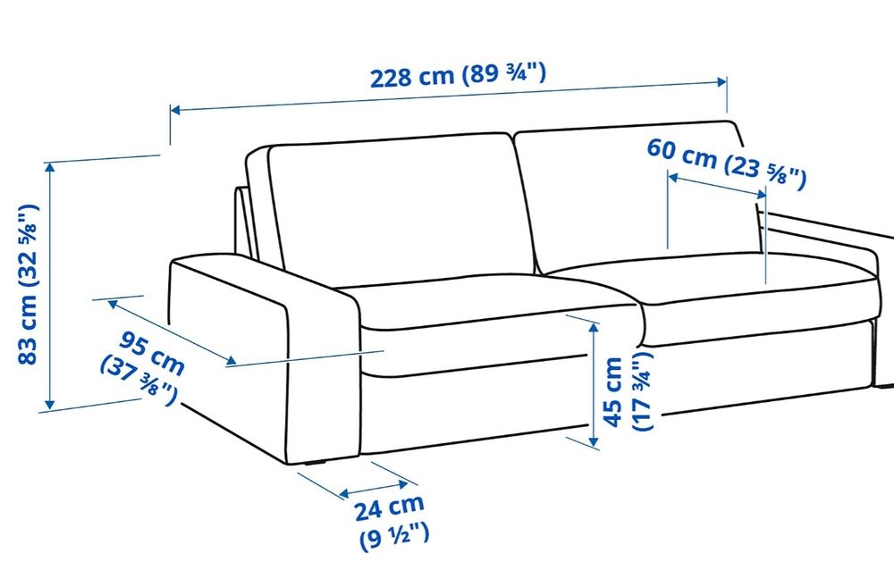 Sofa ikea 3 lugar bom estado