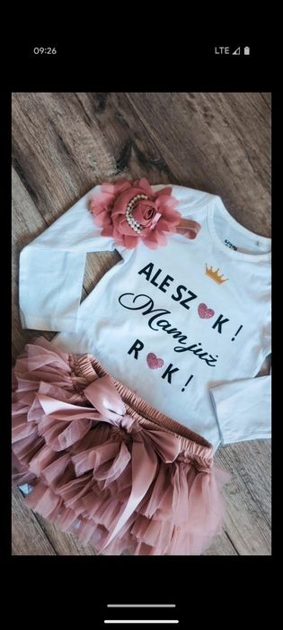 Komplet na roczek 80