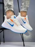 Чоловічі літні кросівки Nike біло-блакитного кольору р.40,41,42,43,44