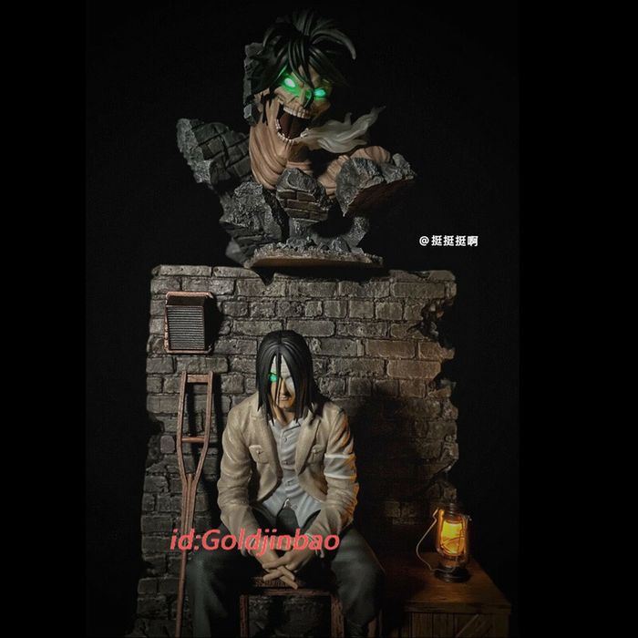 Eren Jaeger Resin Attack On Titan chikara + Eren Yeager Resin Model 12