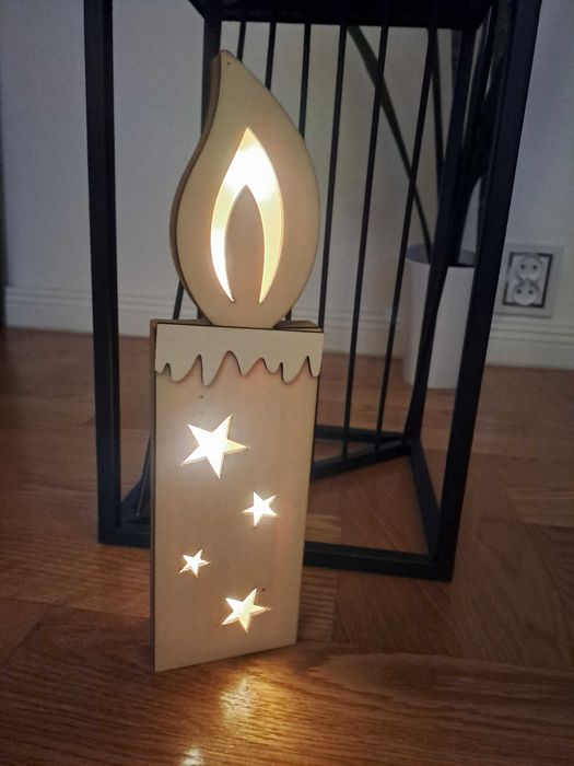 Lampion świąteczny LED