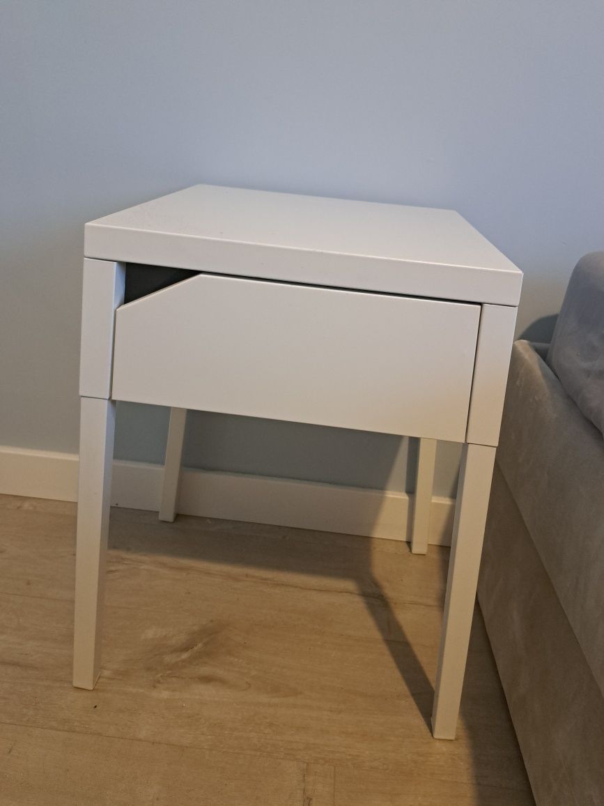 Stolik nocny Ikea Selje biały