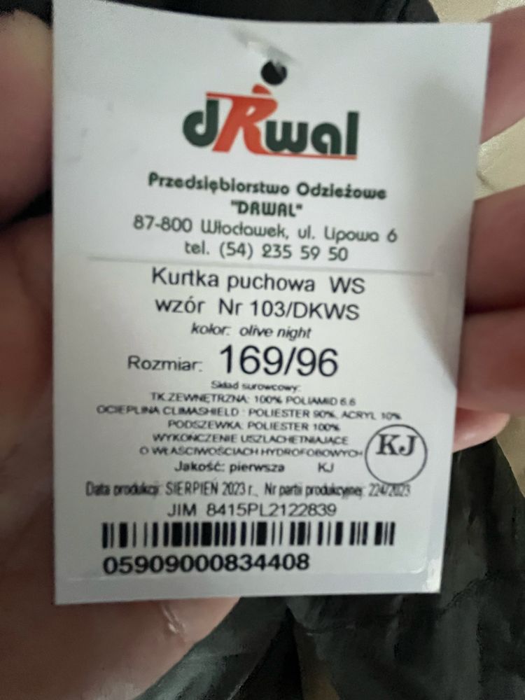 Kurtka puchowa WS