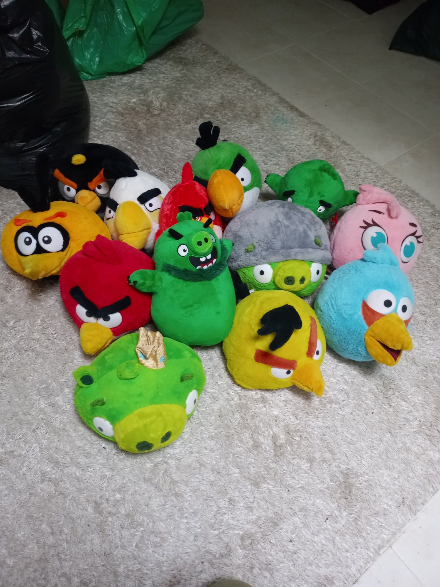 Coleção Peluches Angry Birds