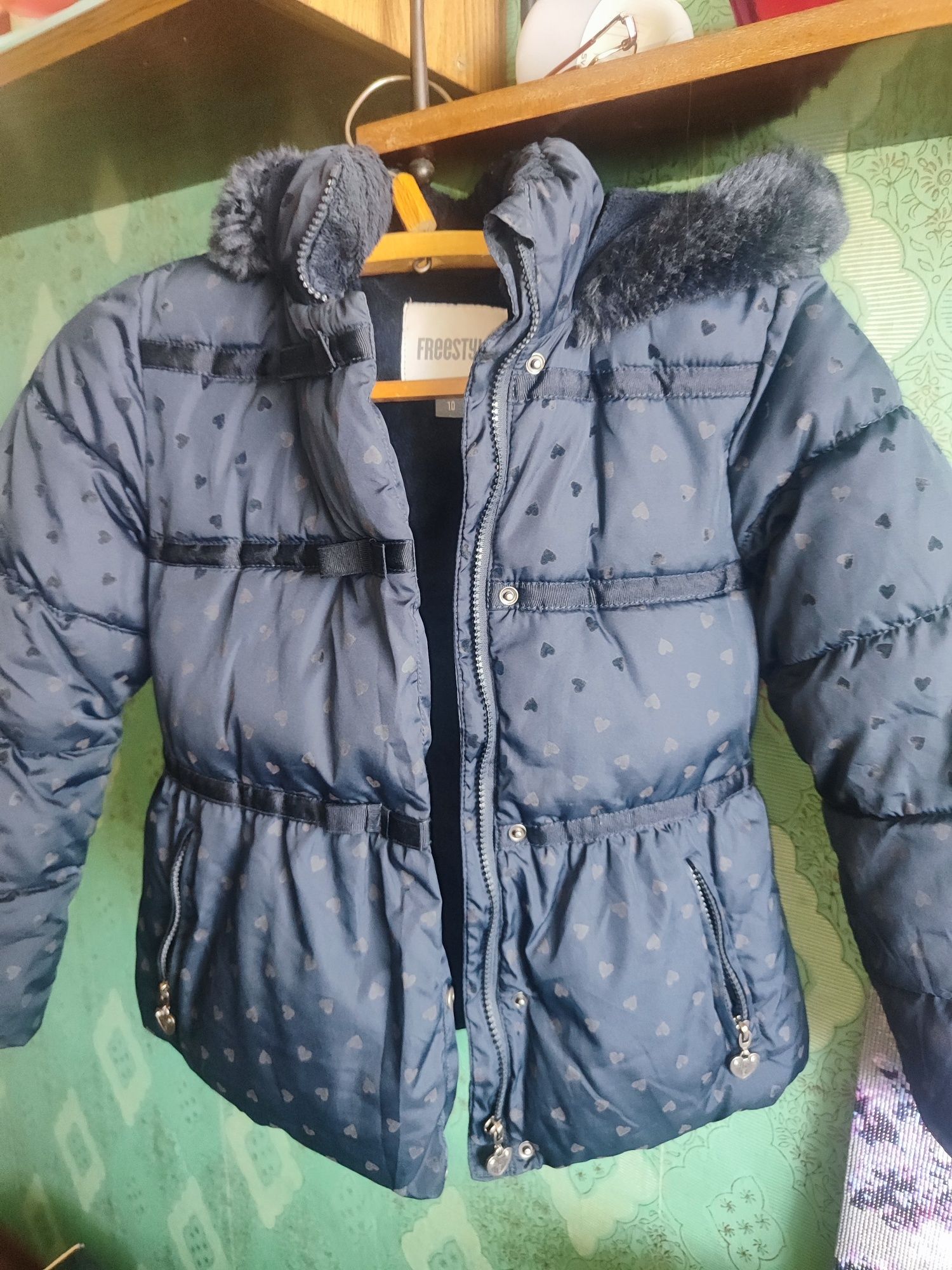 Куртка для дівчинки, євро зима
