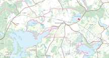 Działka z linią brzegową jeziora Mleczówka, Mazury