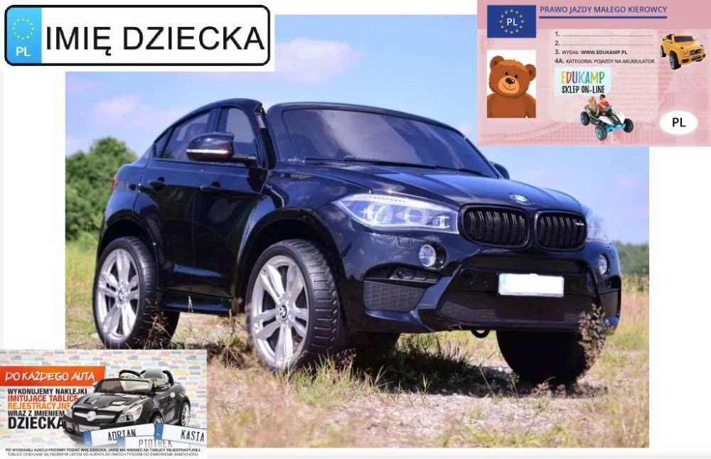 Auto BMW Dwuosobowe Auto Na Akumulator BMW X6 X6M WIELKIE