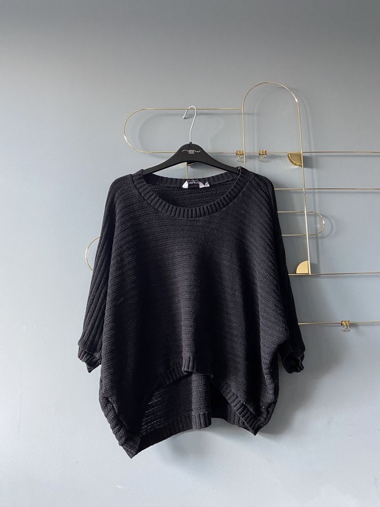 Czarny sweter nietoperz New Look
