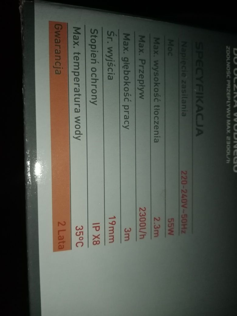 Pompka do oczka wodnego