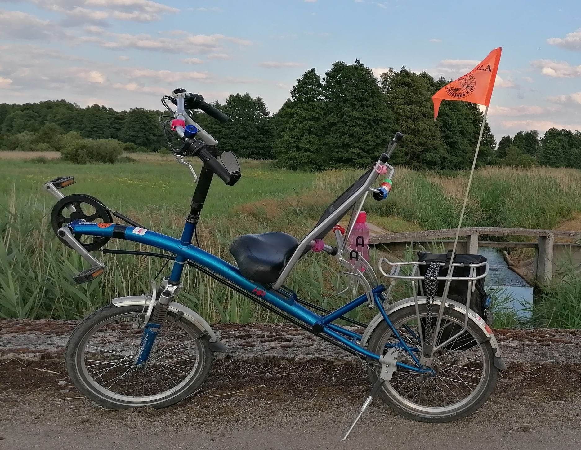 Rower poziomy velotechnik - poziomka  - bardzo wygodny bdb stan