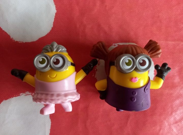 zestaw figurka figurki minionki happy meal mcdonalds mc donalds