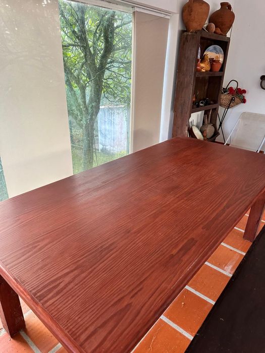 Mesa rustica madeira maciça