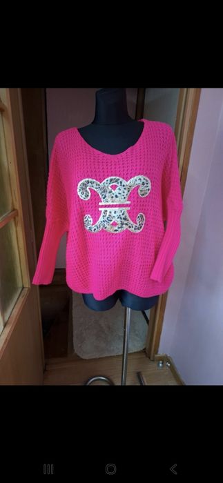 bluzka sweterkowo ażurowa oversize